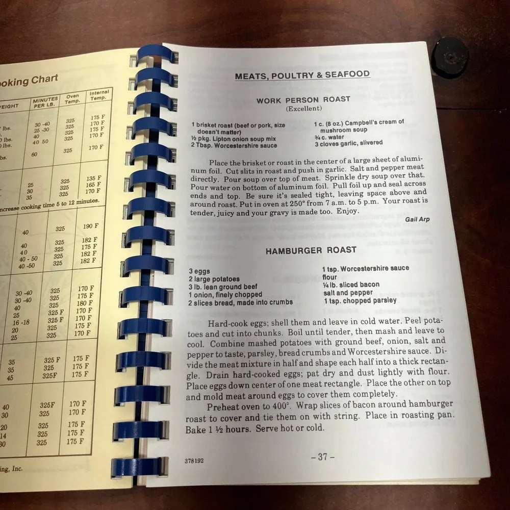 Domestic Engineer Recipes UAW Local 1895 1992 Cookbook Broken Arrow Oklahoma